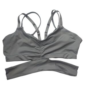 Handful Sports Bra - Gray Size Medium